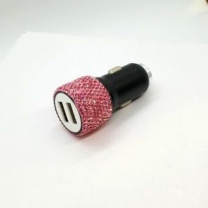 Car charger with full bling